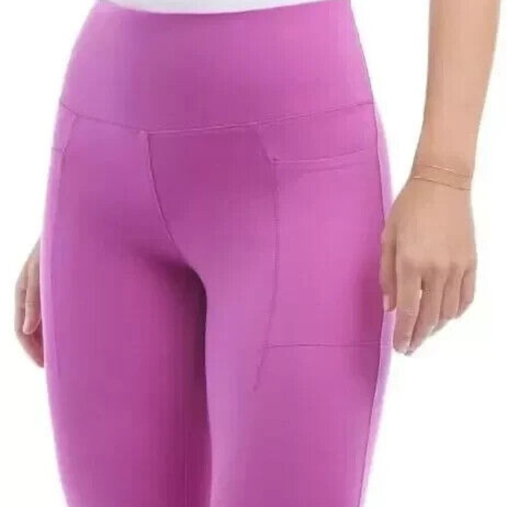 Danskin Women's Plus Size 3X Meadow Mauve Activate 7/8 Leggings NWT